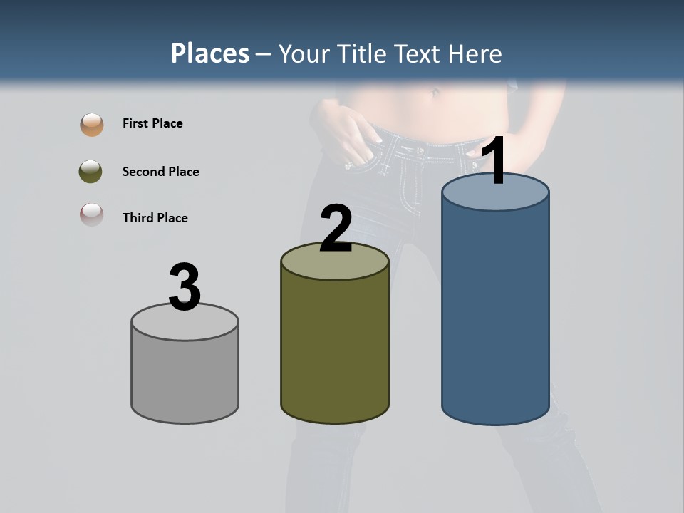 Fashion Seductive Girl PowerPoint Template