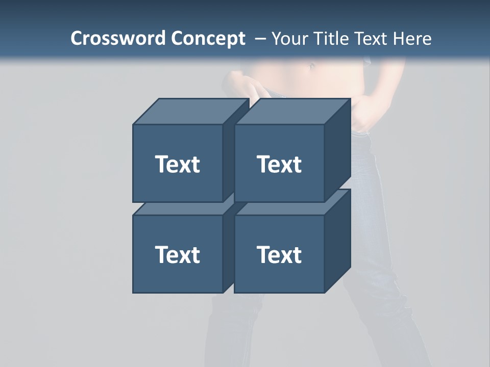 Fashion Seductive Girl PowerPoint Template