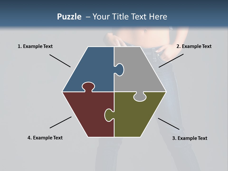 Fashion Seductive Girl PowerPoint Template