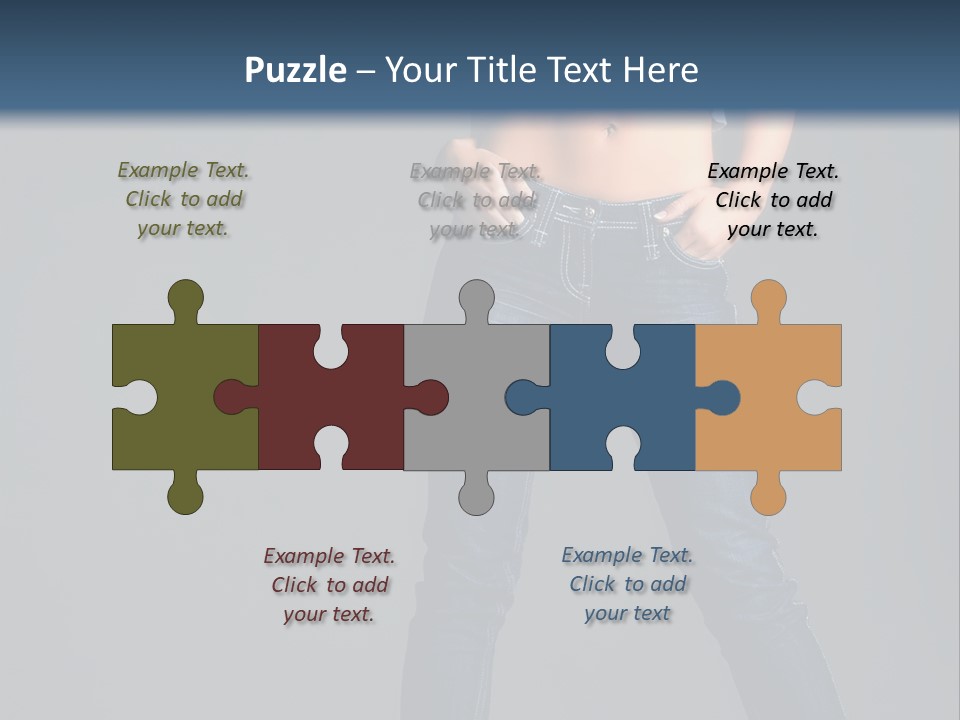 Fashion Seductive Girl PowerPoint Template