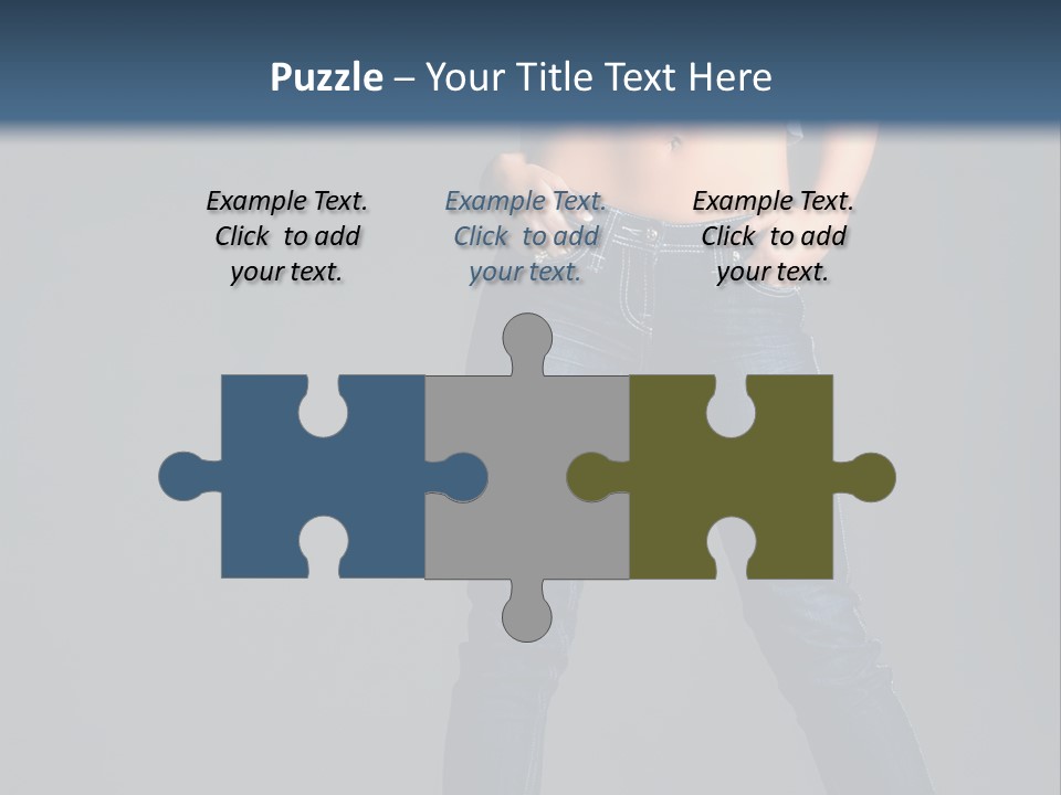 Fashion Seductive Girl PowerPoint Template