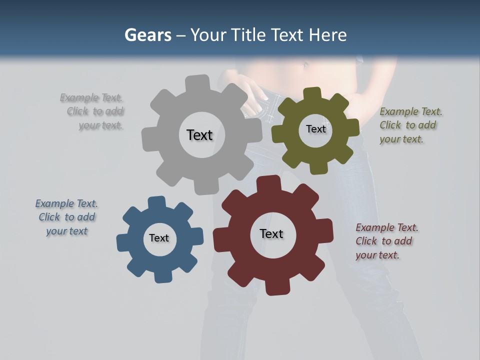 Fashion Seductive Girl PowerPoint Template