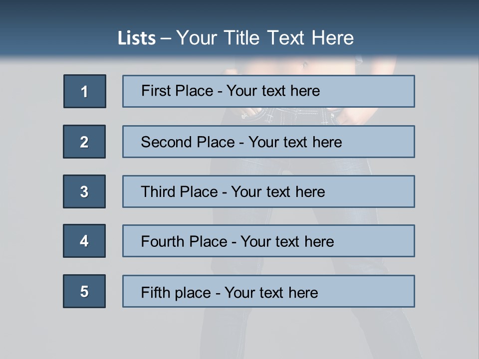Fashion Seductive Girl PowerPoint Template