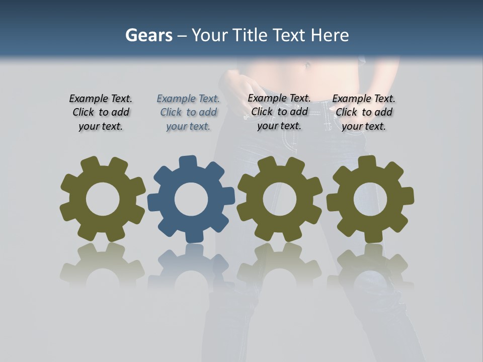 Fashion Seductive Girl PowerPoint Template