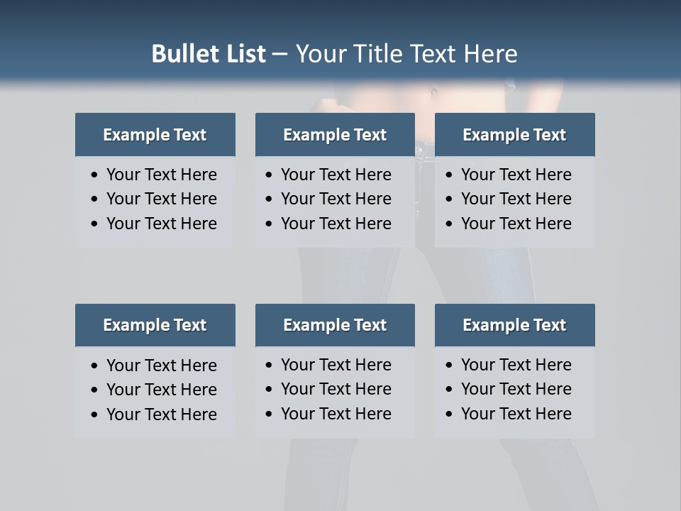 Fashion Seductive Girl PowerPoint Template