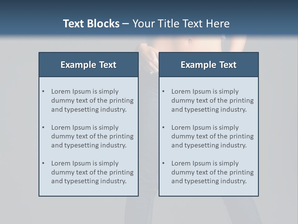 Fashion Seductive Girl PowerPoint Template