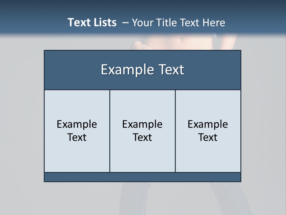 Fashion Seductive Girl PowerPoint Template