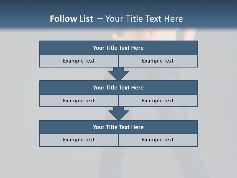 Fashion Seductive Girl PowerPoint Template