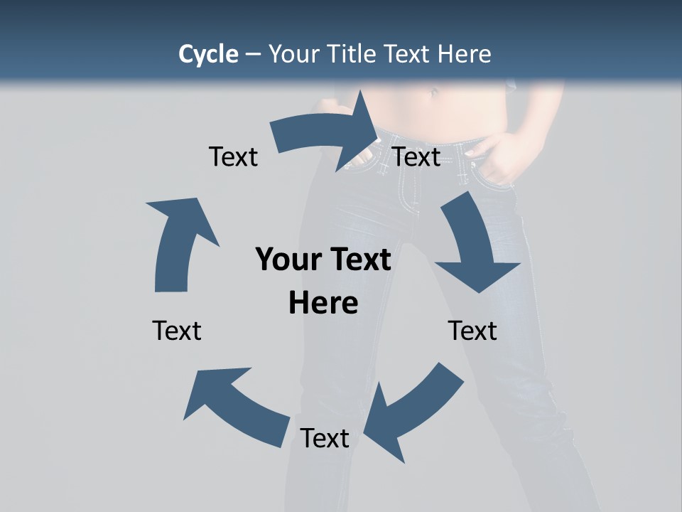 Fashion Seductive Girl PowerPoint Template