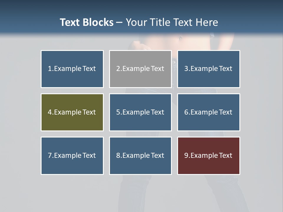 Fashion Seductive Girl PowerPoint Template