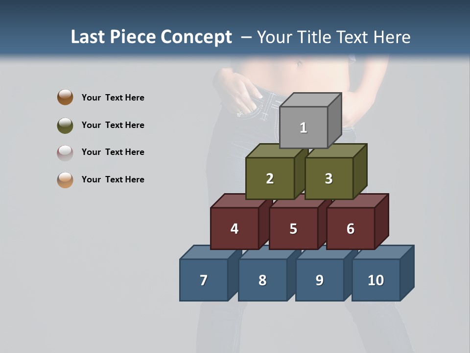 Fashion Seductive Girl PowerPoint Template