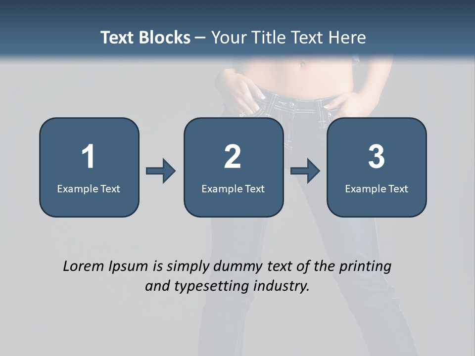 Fashion Seductive Girl PowerPoint Template