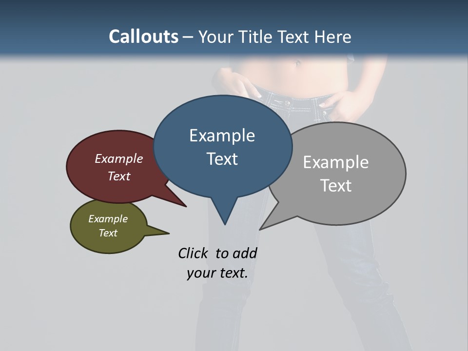 Fashion Seductive Girl PowerPoint Template