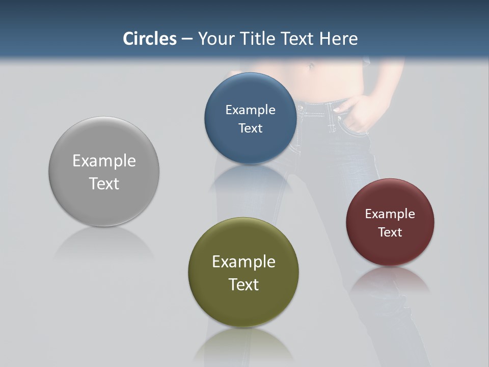 Fashion Seductive Girl PowerPoint Template