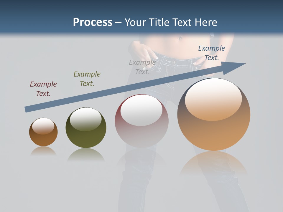 Fashion Seductive Girl PowerPoint Template