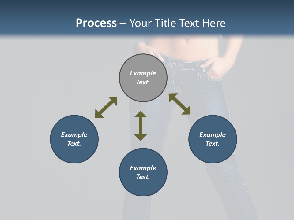 Fashion Seductive Girl PowerPoint Template