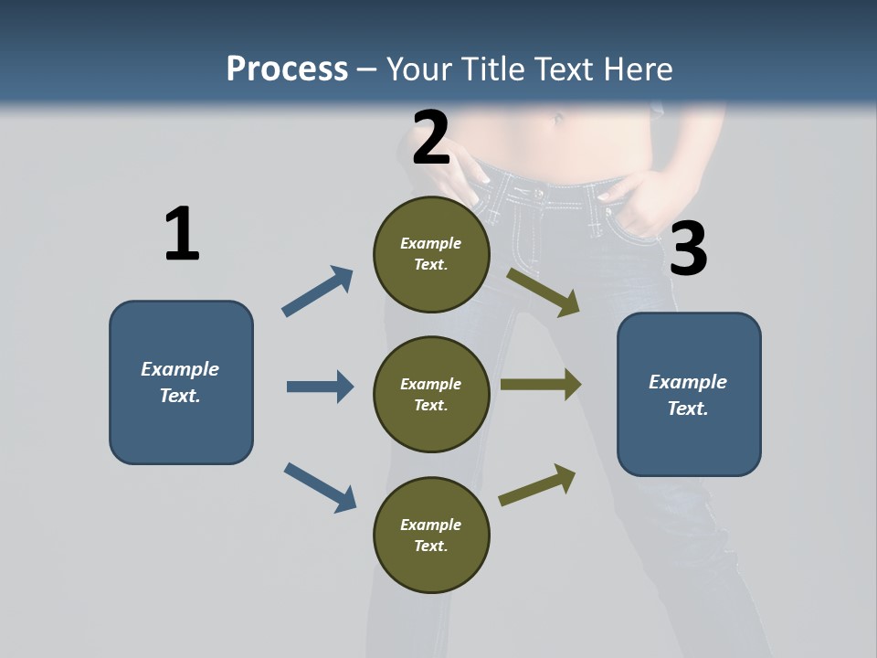 Fashion Seductive Girl PowerPoint Template