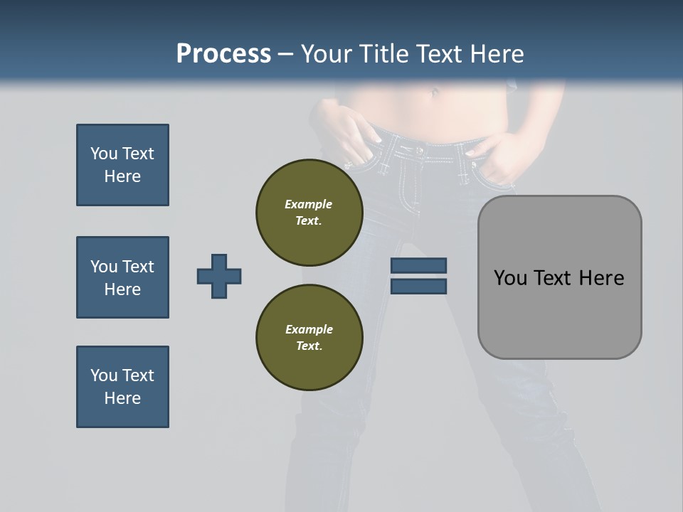 Fashion Seductive Girl PowerPoint Template