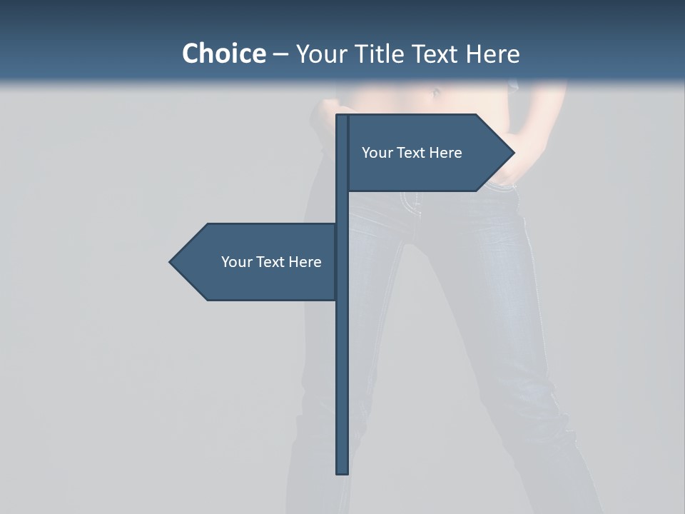 Fashion Seductive Girl PowerPoint Template