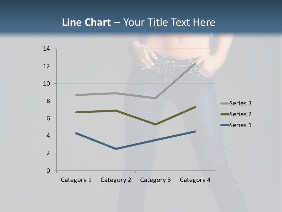 Fashion Seductive Girl PowerPoint Template