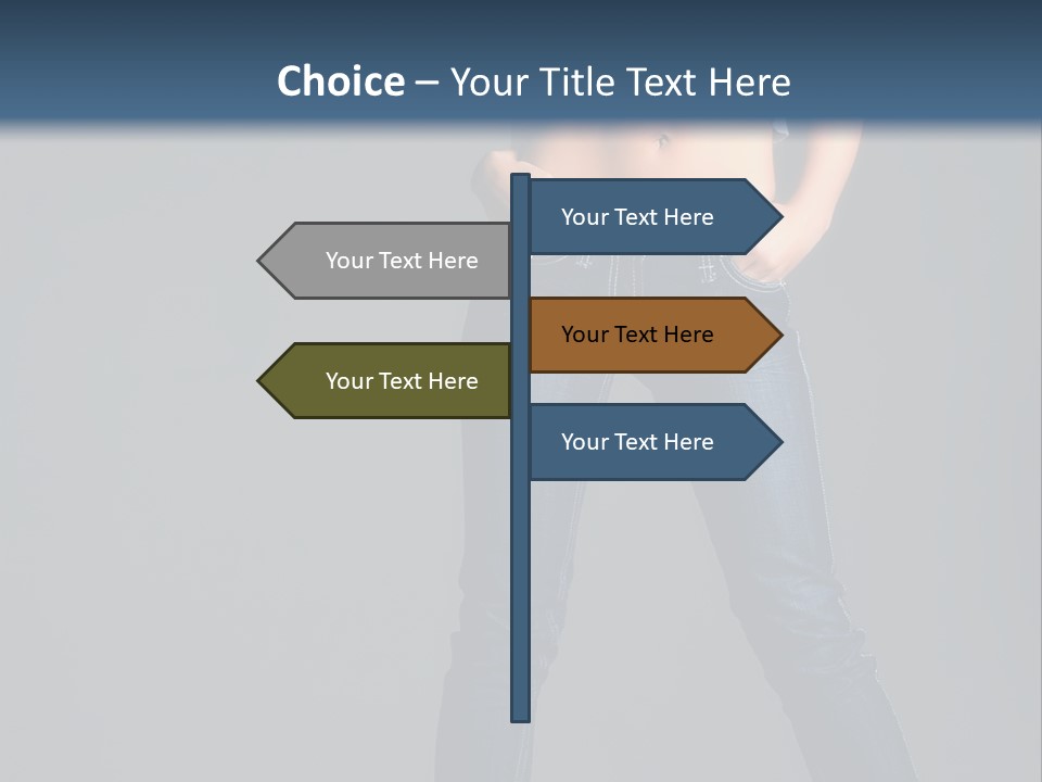 Fashion Seductive Girl PowerPoint Template