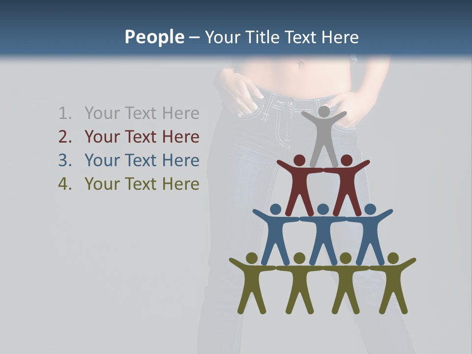 Fashion Seductive Girl PowerPoint Template