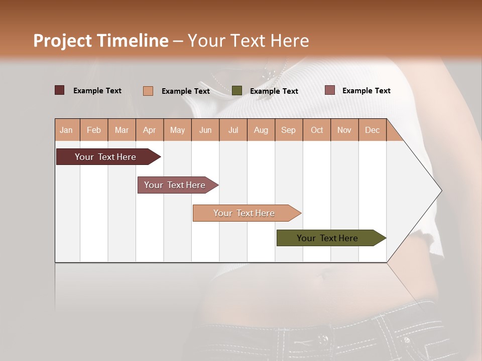 Young Face Pose PowerPoint Template