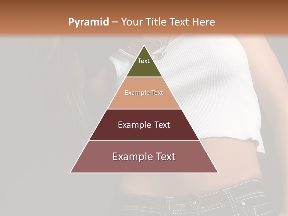 Young Face Pose PowerPoint Template