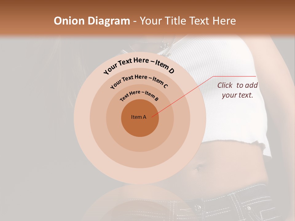 Young Face Pose PowerPoint Template