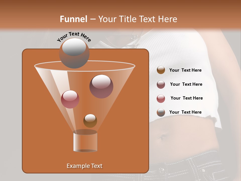 Young Face Pose PowerPoint Template