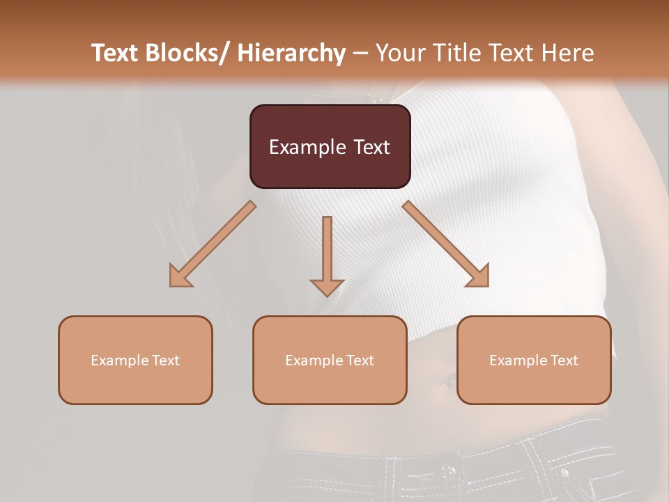 Young Face Pose PowerPoint Template