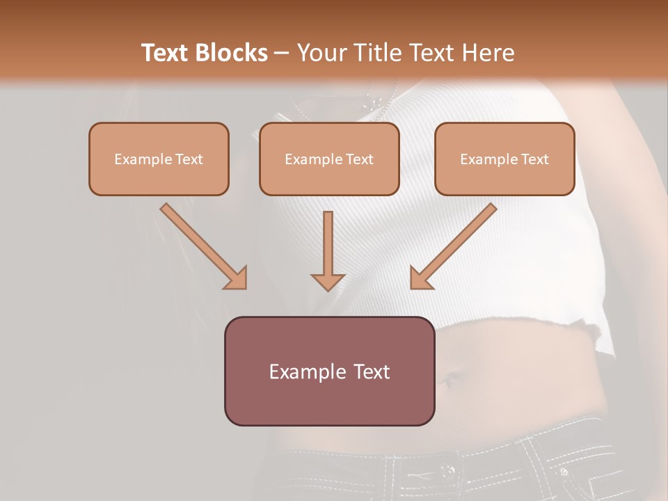 Young Face Pose PowerPoint Template