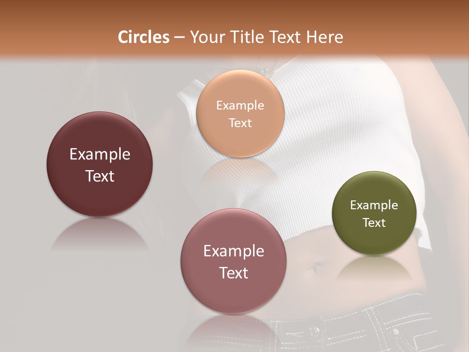 Young Face Pose PowerPoint Template