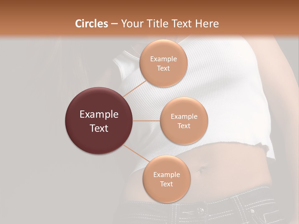 Young Face Pose PowerPoint Template