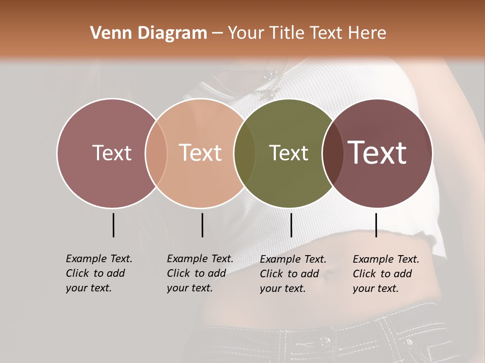 Young Face Pose PowerPoint Template