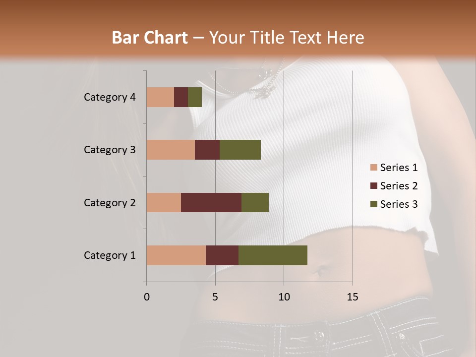 Young Face Pose PowerPoint Template