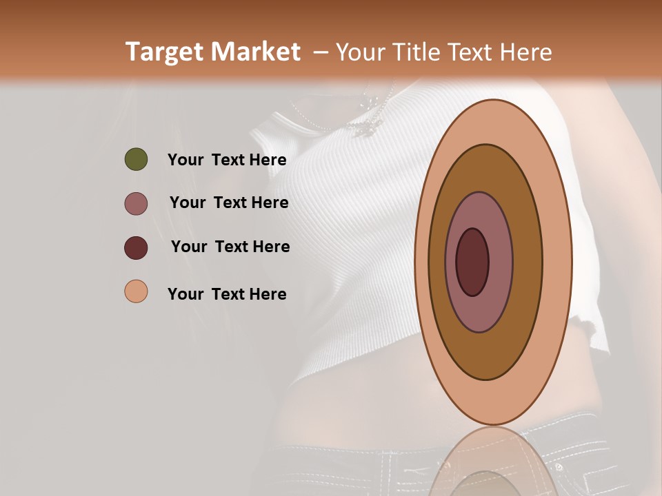 Young Face Pose PowerPoint Template