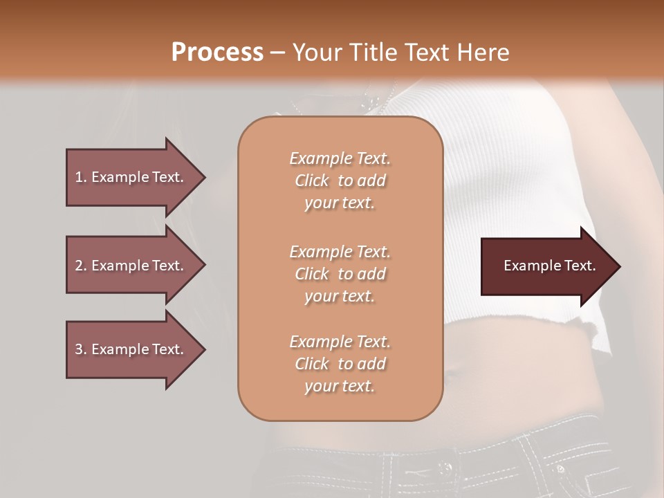 Young Face Pose PowerPoint Template