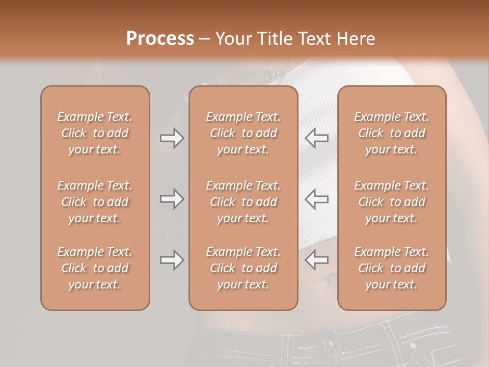 Young Face Pose PowerPoint Template