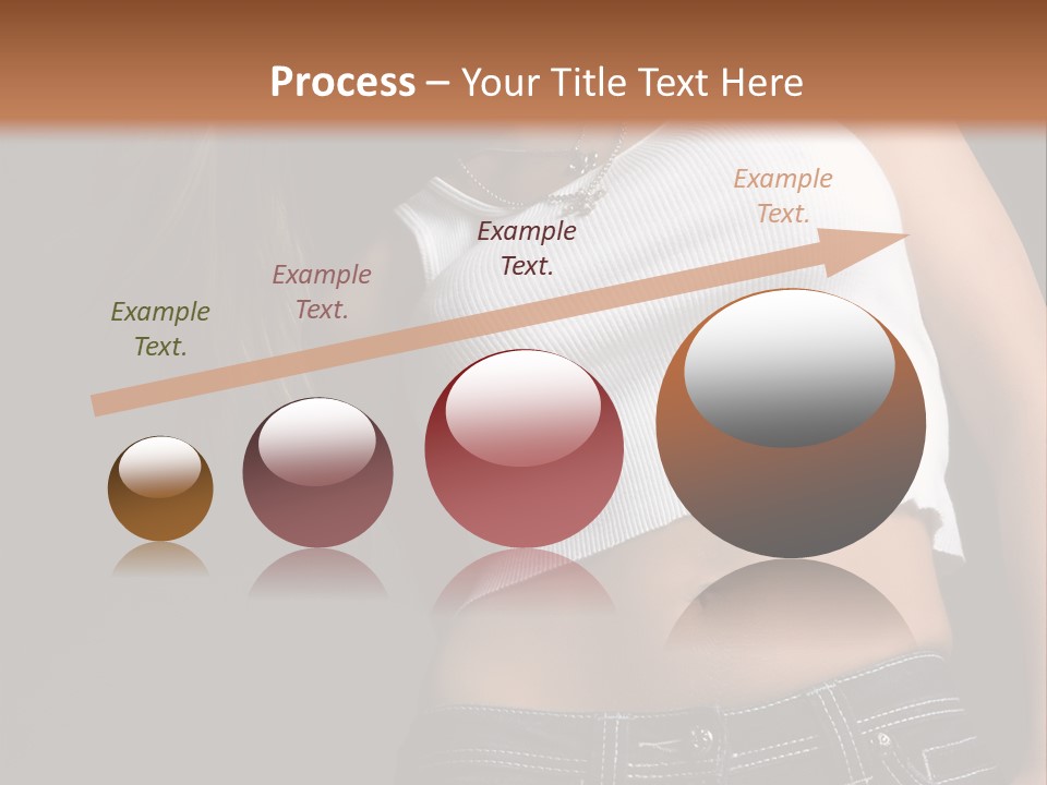 Young Face Pose PowerPoint Template