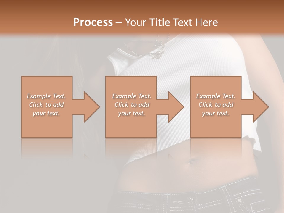 Young Face Pose PowerPoint Template