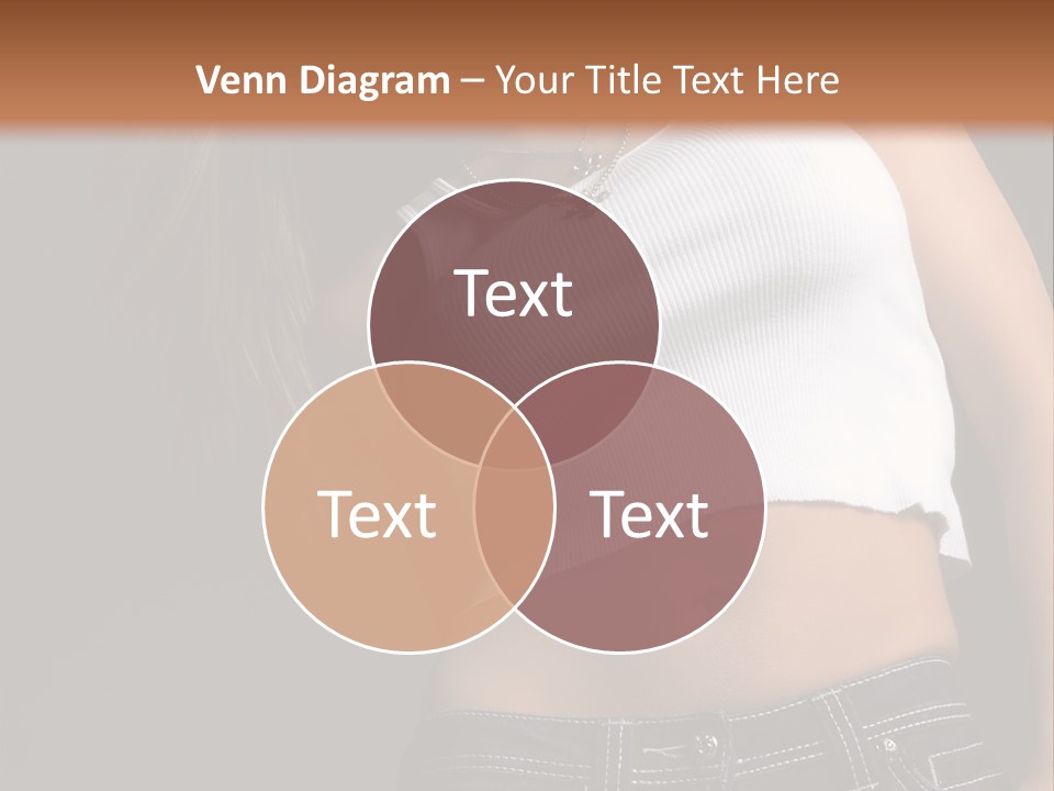 Young Face Pose PowerPoint Template