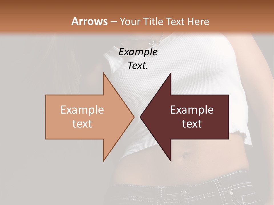 Young Face Pose PowerPoint Template