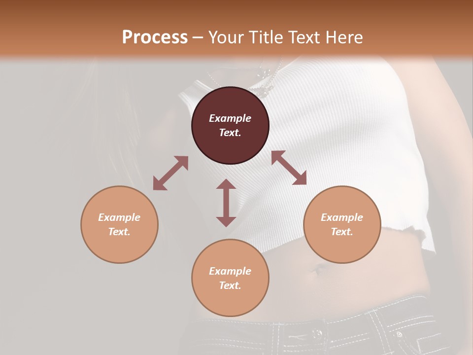 Young Face Pose PowerPoint Template
