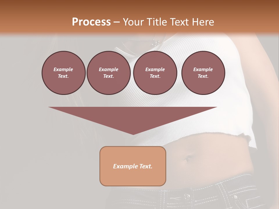 Young Face Pose PowerPoint Template