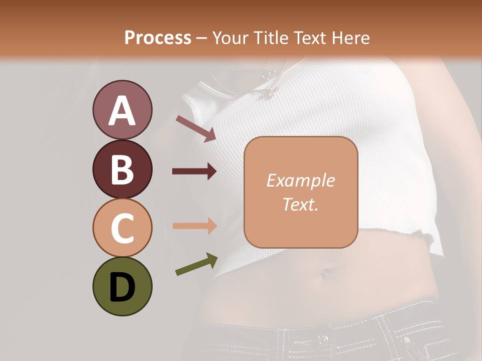 Young Face Pose PowerPoint Template