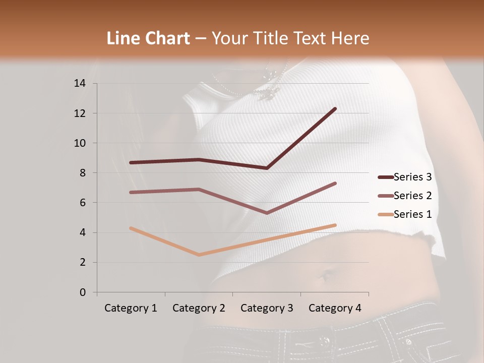 Young Face Pose PowerPoint Template