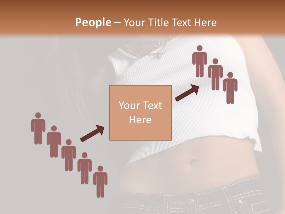 Young Face Pose PowerPoint Template