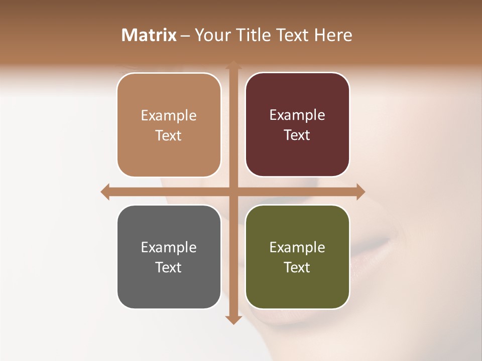 Charming Pretty Studio Shot PowerPoint Template