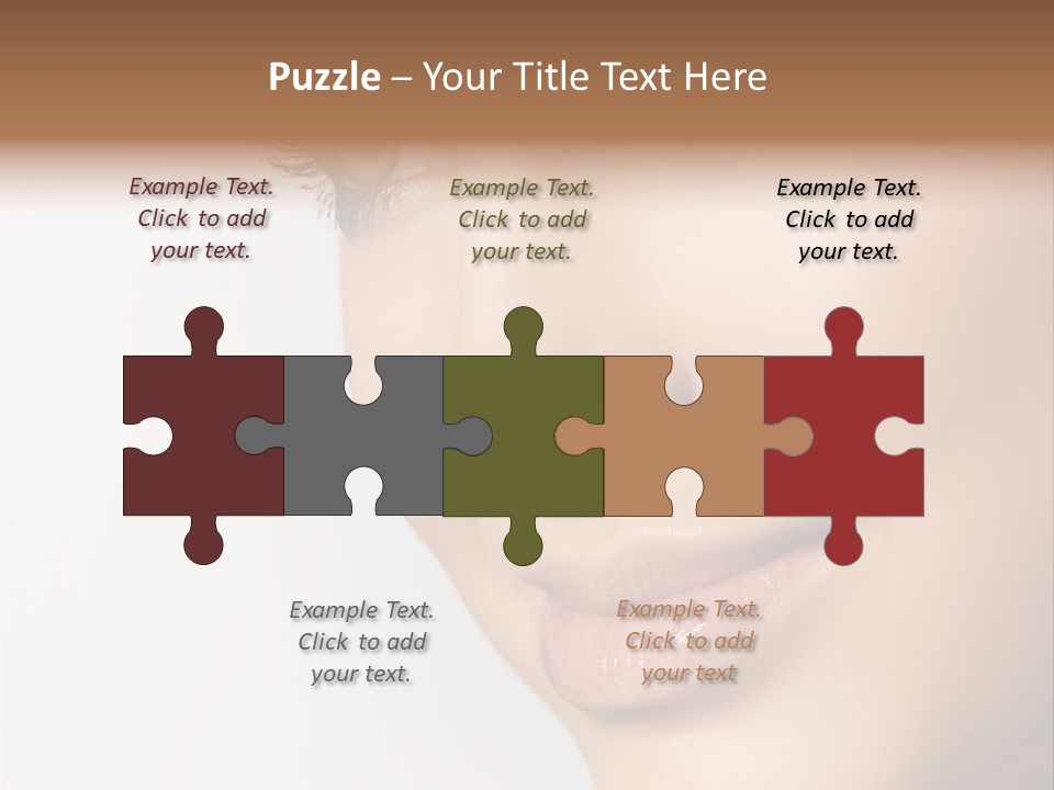 Charming Pretty Studio Shot PowerPoint Template